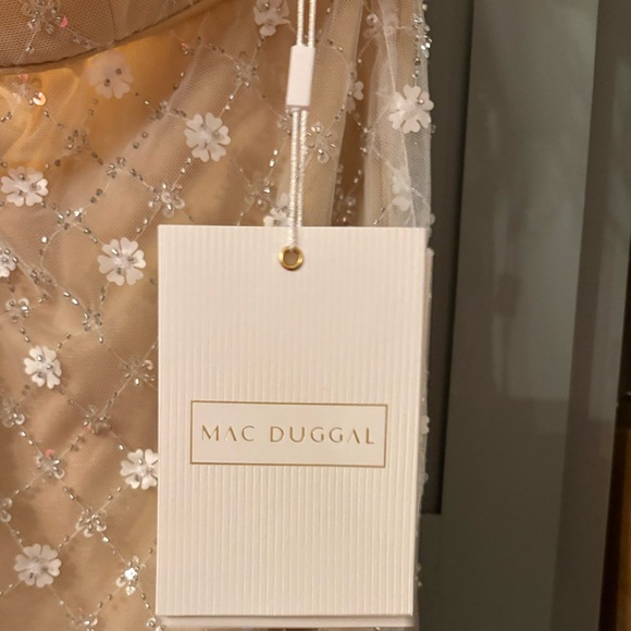 Mac Duggal Embellished Strapless Column Dress Size 8 - Picture 7 of 7